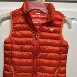 Ariat Kids' Vibrant Orange Quilted Vest